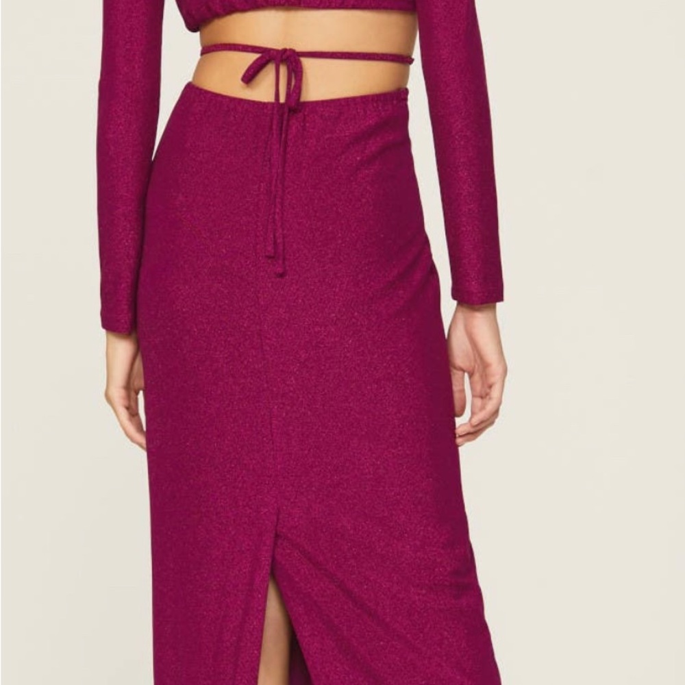 Monique Lhuillier Fuchsia Dress